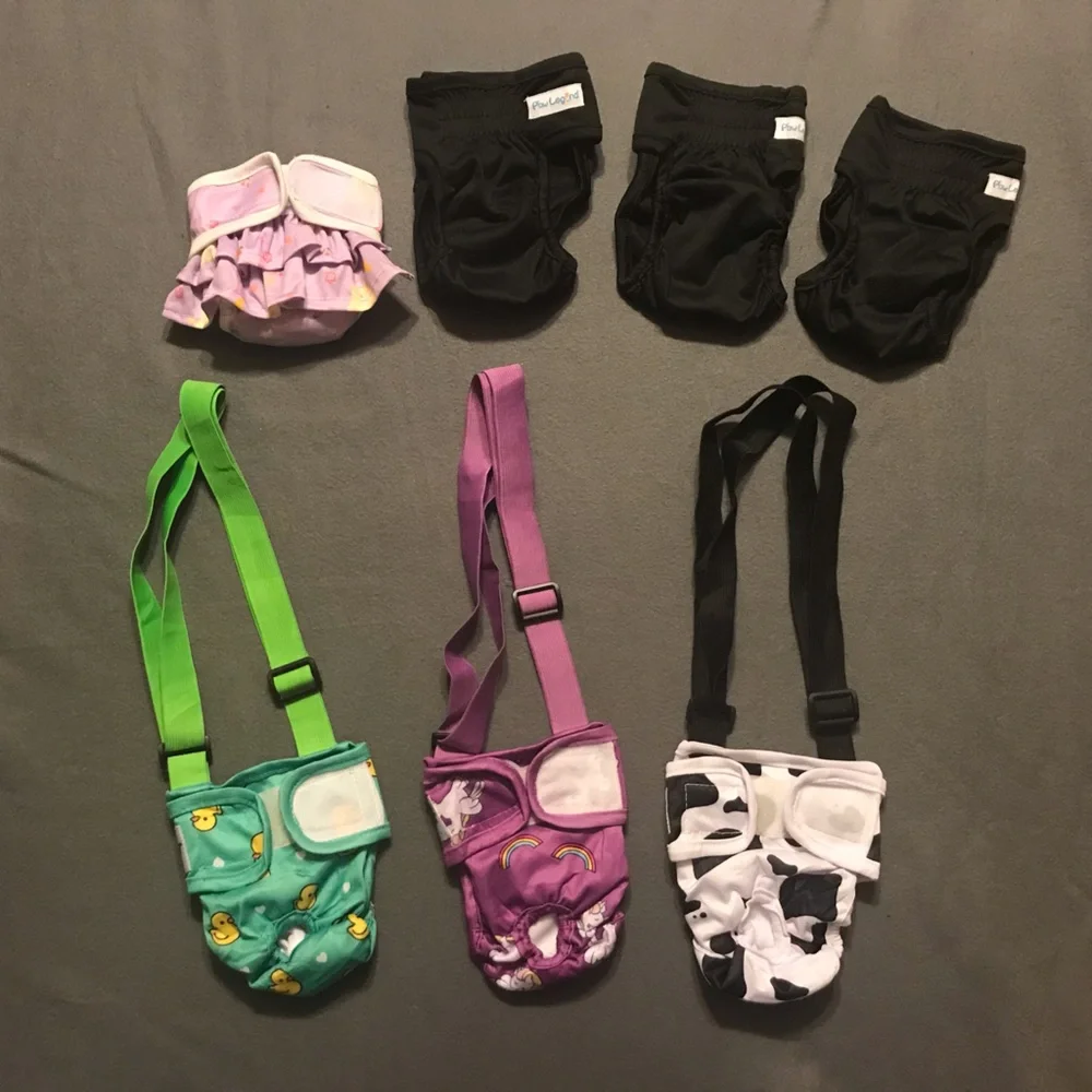 NEW Bundle of 7 Female Dog Diapers